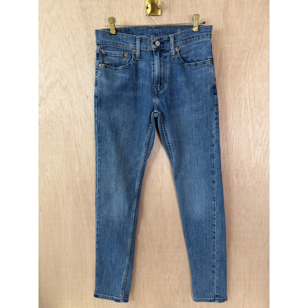 Levis 512 Slim Taper Blue Jeans Mens 28x32 Medium Wash Denim Pants